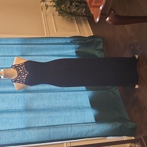 Beaded Long Evening Gown